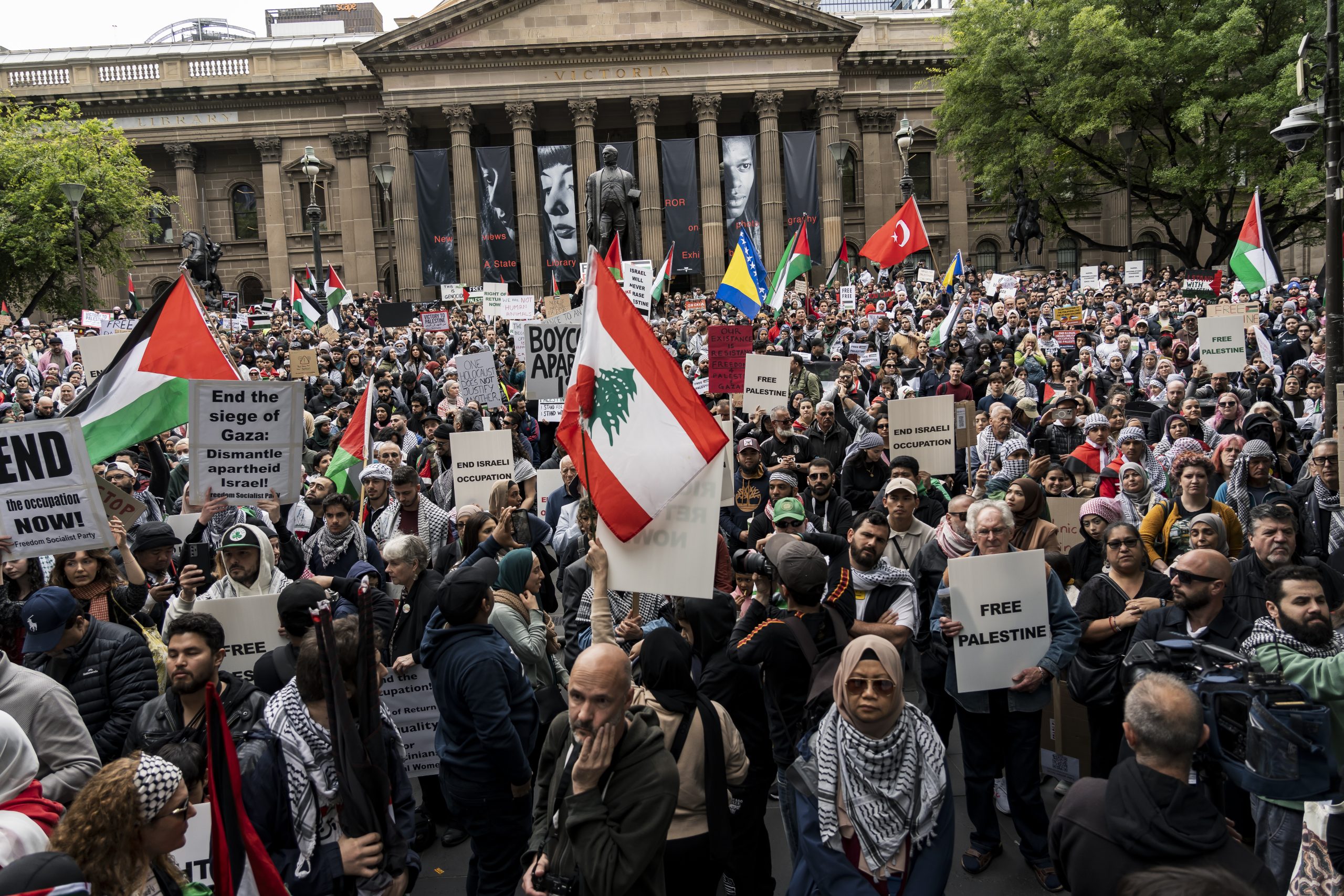 Pro Palestine Rally in Melbourne (Hrkac, 2023)